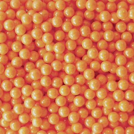 Orange Pearl Sugar Candy Beads 2.5 Pound logo