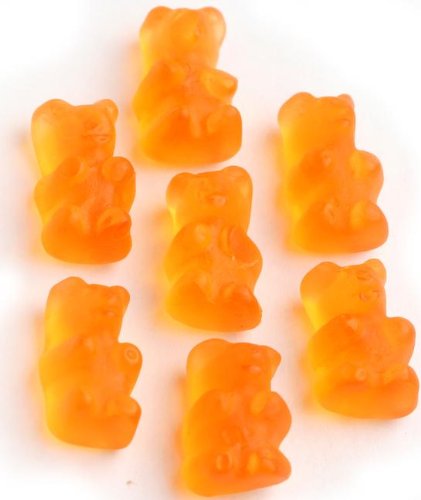 Orange Peel Orange Gummy Bears, 10lbs logo