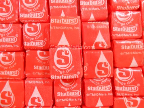 Orange Starburst Chewy Orange Starburst Candy 2lbs logo