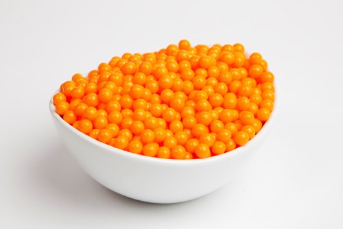 Orange Sugar Candy Beads (5 Pound Bag) logo