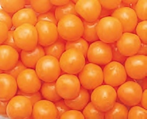 Orange Tangerine Fruit Sours Chewy Candy Balls 1lb Bag logo