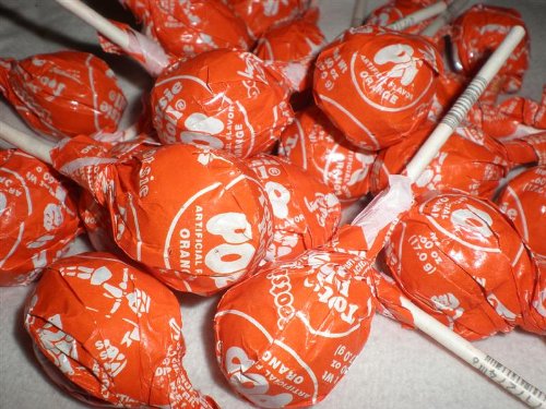 Orange Tootsie Pops 60 Count Bulk logo