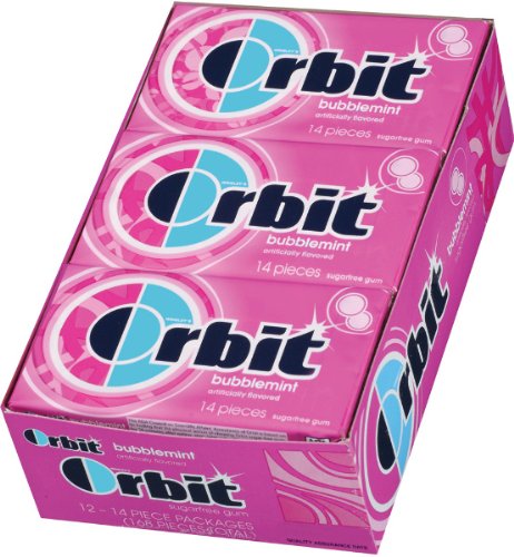 Orbit Gum Bubblemint (12 Pieces) logo