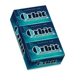 Orbit Gum, Individually Wrapped, 12/bx, Peppermint logo