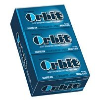Orbit Gum, Peppermint, 14-pieces, 12-count (Pack of 2) logo