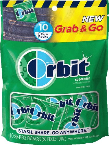 Orbit Gum, Spearminit, 4.02 Ounce logo