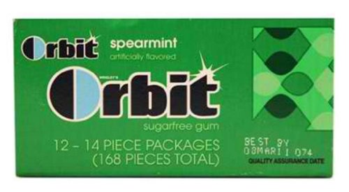 Orbit Gum Spearmint 12/14pcs logo