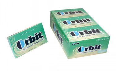 Orbit Gum – Sweetmint, 14 Piece Pak, 12 Count logo