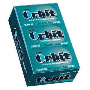 Orbit Gum – Wintermint, 14 Piece Pak, 12 Count logo