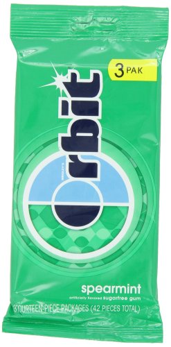 Orbit Spearmint, 42 Piece Bag (Pack of 10) logo