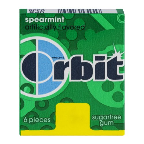 Orbit Sugarfree Gum Spearmint, 6 Ct (Pack of 24) logo