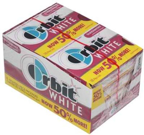 Orbit White Sugarfree Gum Bubblemint 8/18pcs logo