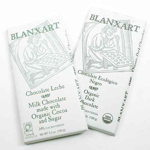 Organic Chocolate Bar By Blanxart – Milk Chocolate (3.5 Ounce) logo