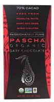 Organic Dark Chocolate 70% Cacao Pascha Organic 3.5 Oz (100g) Bar logo