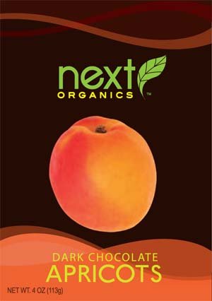 Organic Dark Chocolate Apricots (6x4oz) logo