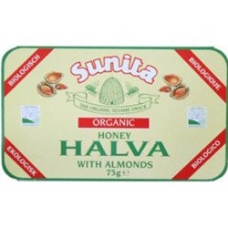 Organic Honey Halva With Almonds 75g logo
