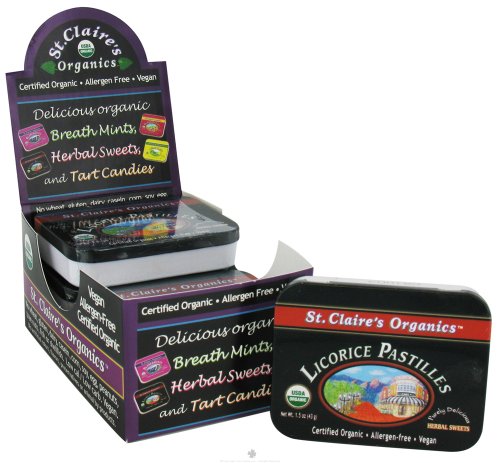 Organic Licorice Sweets Tin 1.50 Ounces logo