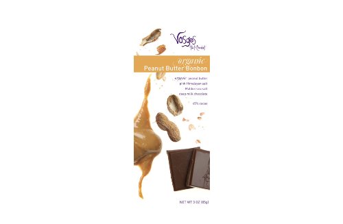 Organic Peanut Butter Bon Bon Deep Milk Chocolate Bar, 3-ounces logo