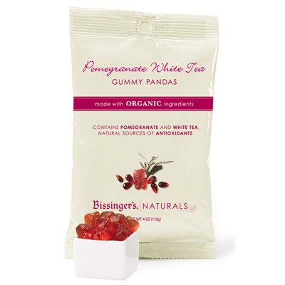 Organic Pomegranate White Tea Gummy Pandas, 4-ounces (case Of 6) logo