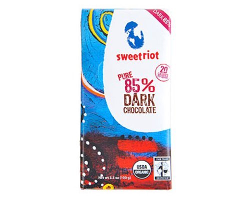 Organic Pure 85 Percent Dark Chocolate Bar logo