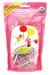 Organic Strawberry Smash Pops 15 Lollipops By Yummy Earth (1 Pack) logo