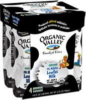 Organic Valley White 1%,4- 8 Ounces Packages (Pack of 3) logo