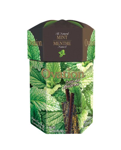 Ovation Mint Dark Chcolate Covered Sticks, (32 Individually Wrapped Sticks) Limited Time logo