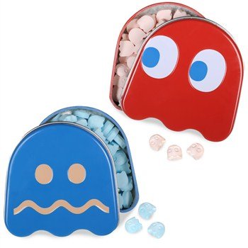 Pac-man Ghost Sours Candy Tin logo