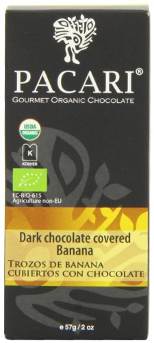 Pacari Ecuadorian Organic Chocolate, Banana Covered In Dark Chocolate, 2 ounce (Pack of 6) logo