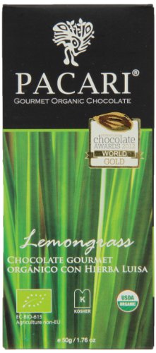 Pacari Ecuadorian Organic Chocolate Lemongrass – Hierva Luisa, 1.76 ounce (Pack of 5) logo