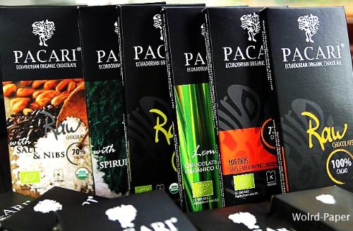 Pacari Ecuadorian Raw Organic Chocolate, Flavor Assortment logo