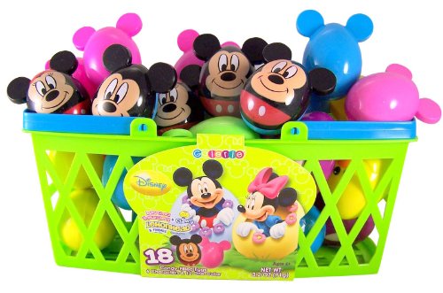 pack of 18 Walt Disney Mickey & Minnie Mouse Candy Filled Eggs For Easter Basket logo