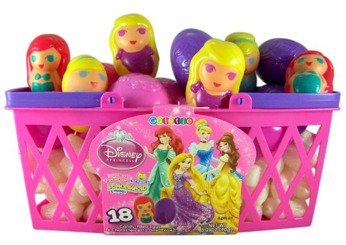 pack of 18 Walt Disney Princess Candy Filled Plastic Eggs For Easter Basket logo