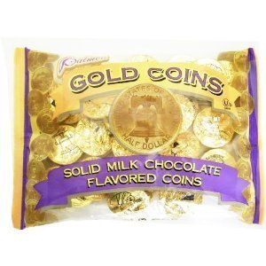 Palmer Gold Coins Solid Milk Chocolate Flavored Coins 5 Oz logo