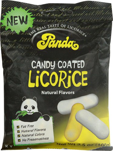 Panda Candy Coated Licorice, 3.5 Ounce (Pack of 12) logo