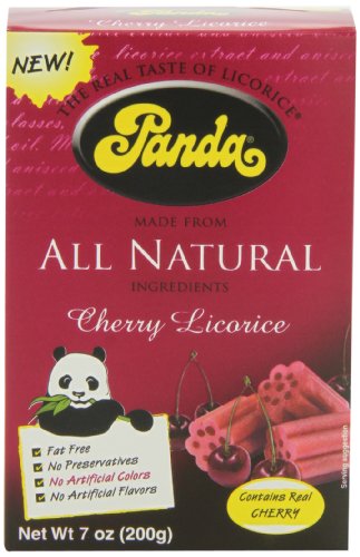 Panda Licorice Chews — Cherry Flavor, 7 ounce (Pack of 6) logo