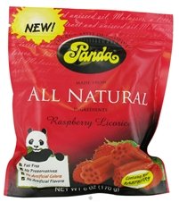 Panda – Licorice Soft Chews Raspberry – 6 Oz, 6 Pack logo