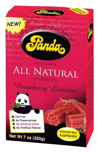 Panda Raspberry Licorice (economy Case Pack) 7 Oz Box (Pack of 12) logo