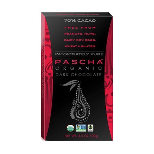 Pascha Organic Dark Chocolate 70% Cacao, 3.5 Ounce (Pack of 10) logo