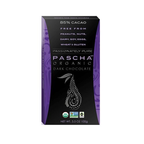 Pascha Organic Dark Chocolate 85% Cacao, 3.5 Ounce (Pack of 10) logo