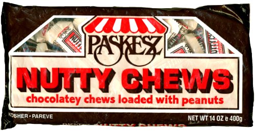 Paskesz Family Pack, Nutty Chews, 14 ounce Bags (Pack of 6) logo