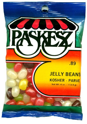 Paskesz Jelly Beans, 4 ounce Bags (Pack of 24) logo