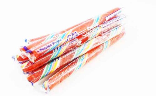 Passion Fruit Old Fashioned Hard Candy Sticks: 10 Count (individually Wrapped) logo