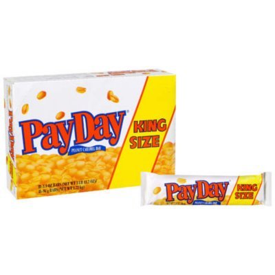 Pay Day Bar, King Size, 3.4 Oz, 18 Count logo