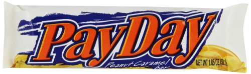 Payday Peanut Caramel Candy Bar, 1.85 ounce Bar, 24-count logo