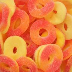 Peach Gummy Rings 5 Pound Pound Bag logo