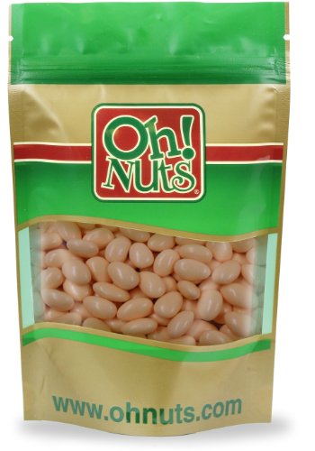 Peach Jordan Almonds 5 Pound Bag – Oh! Nuts logo