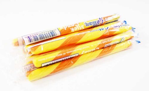 Peaches & Cream Old Fashioned Hard Candy Sticks: 10 Count (individually Wrapped) logo