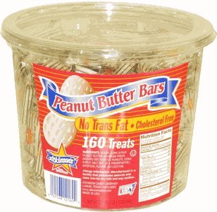 Peanut Butter Bars 160ct. Tub logo