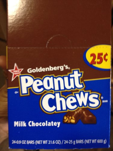 Peanut Chew Milk Chocolatey 25 Cent Pre-priced(blue) logo